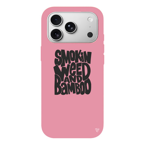 Smokin Weed Lansman Model İçi Kadife Silikon Telefon Kılıfı