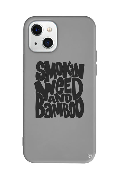 Smokin Weed Lansman Model İçi Kadife Silikon Telefon Kılıfı – Plus Serisine Özel