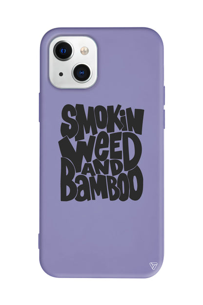 Smokin Weed Lansman Model İçi Kadife Silikon Telefon Kılıfı