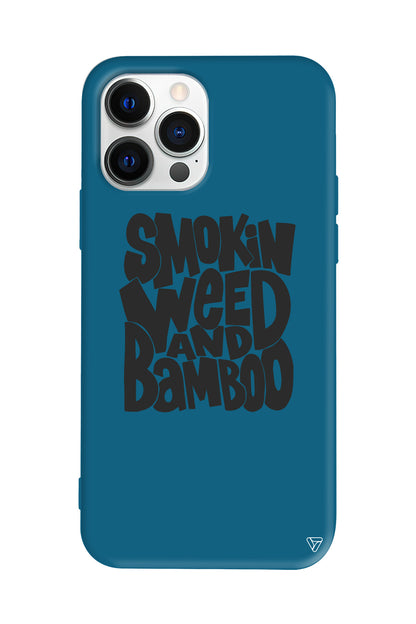 Smokin Weed Lansman Model İçi Kadife Silikon Telefon Kılıfı