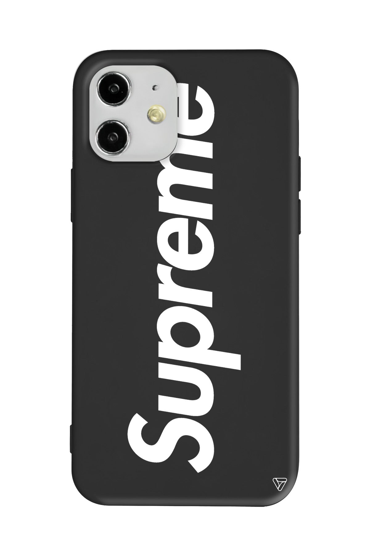 Supreme Lansman Model İçi Kadife Silikon Telefon Kılıfı