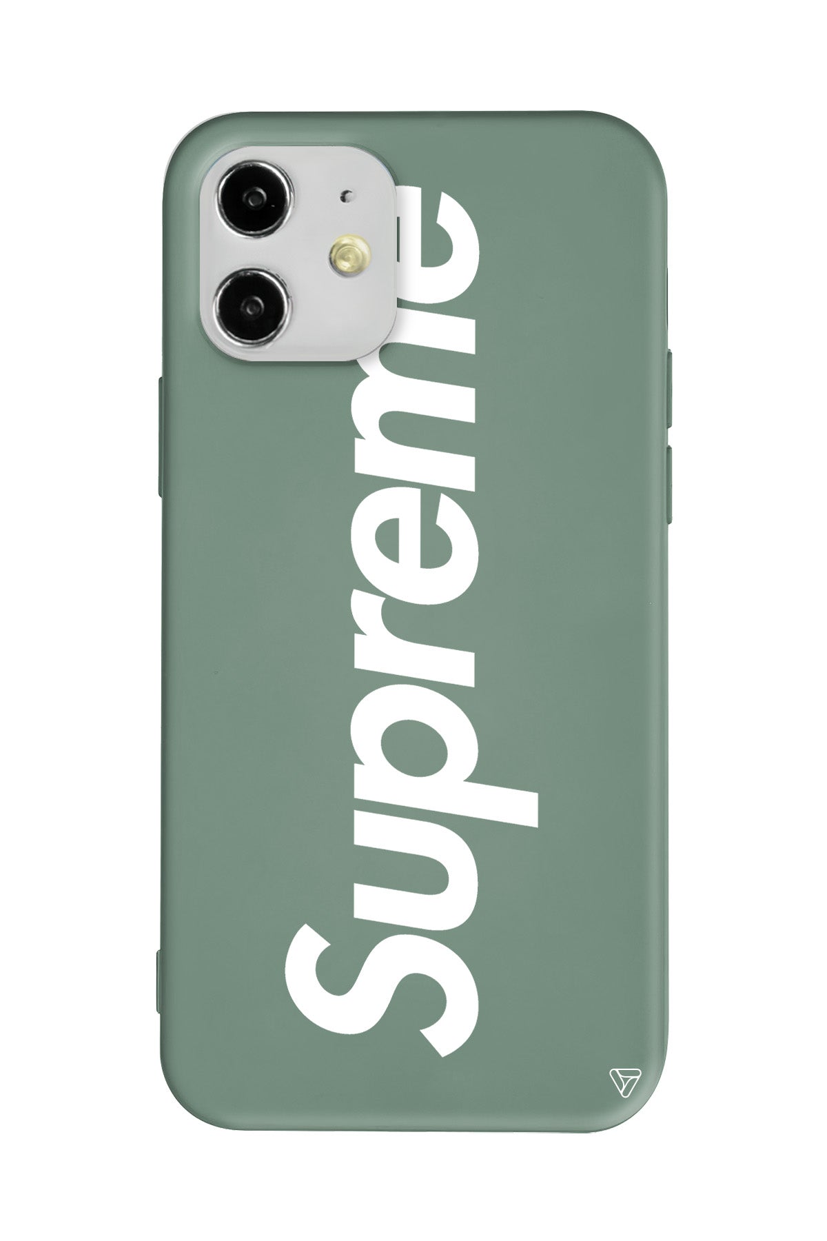 Supreme Lansman Model İçi Kadife Silikon Telefon Kılıfı