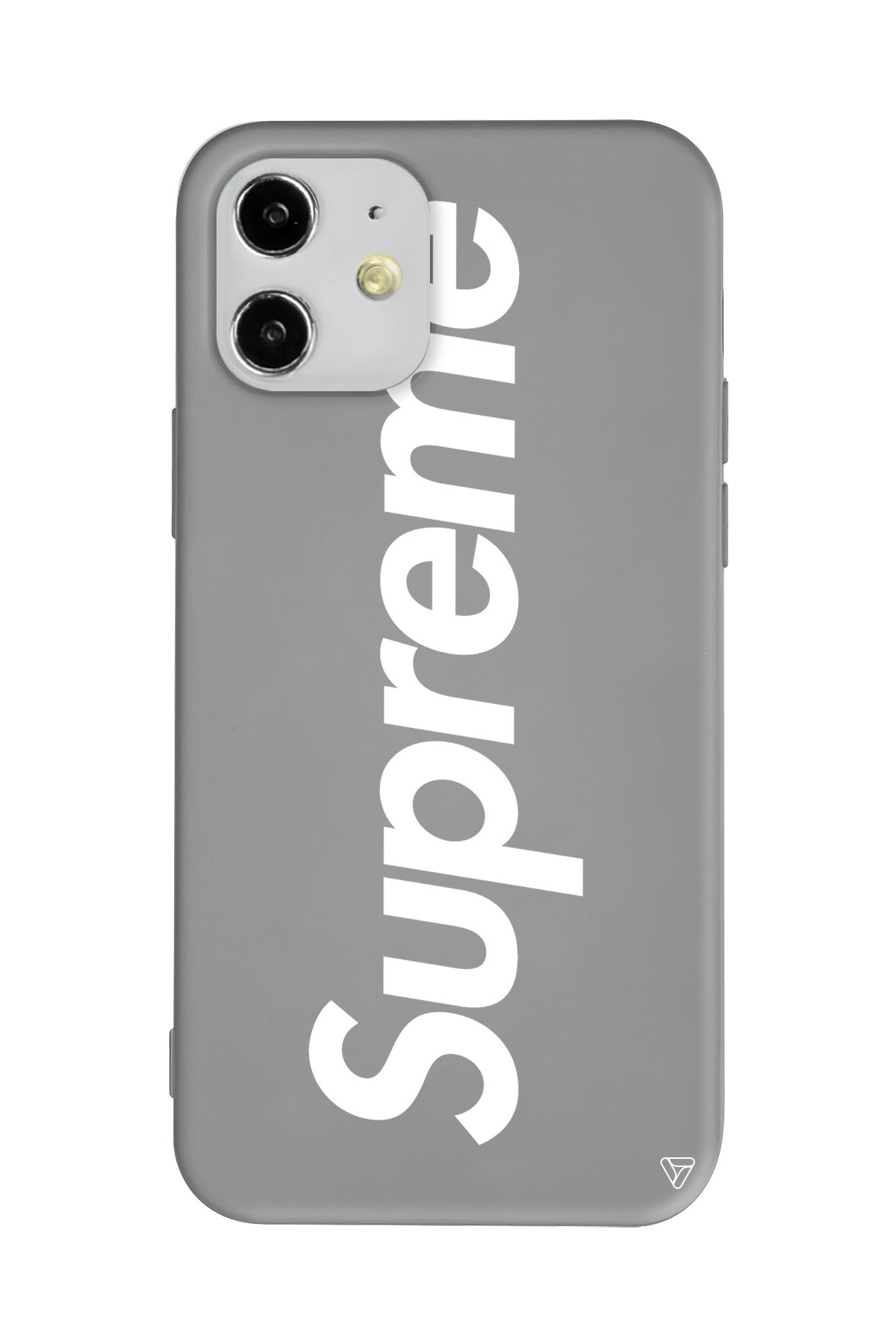 Supreme Lansman Model İçi Kadife Silikon Telefon Kılıfı