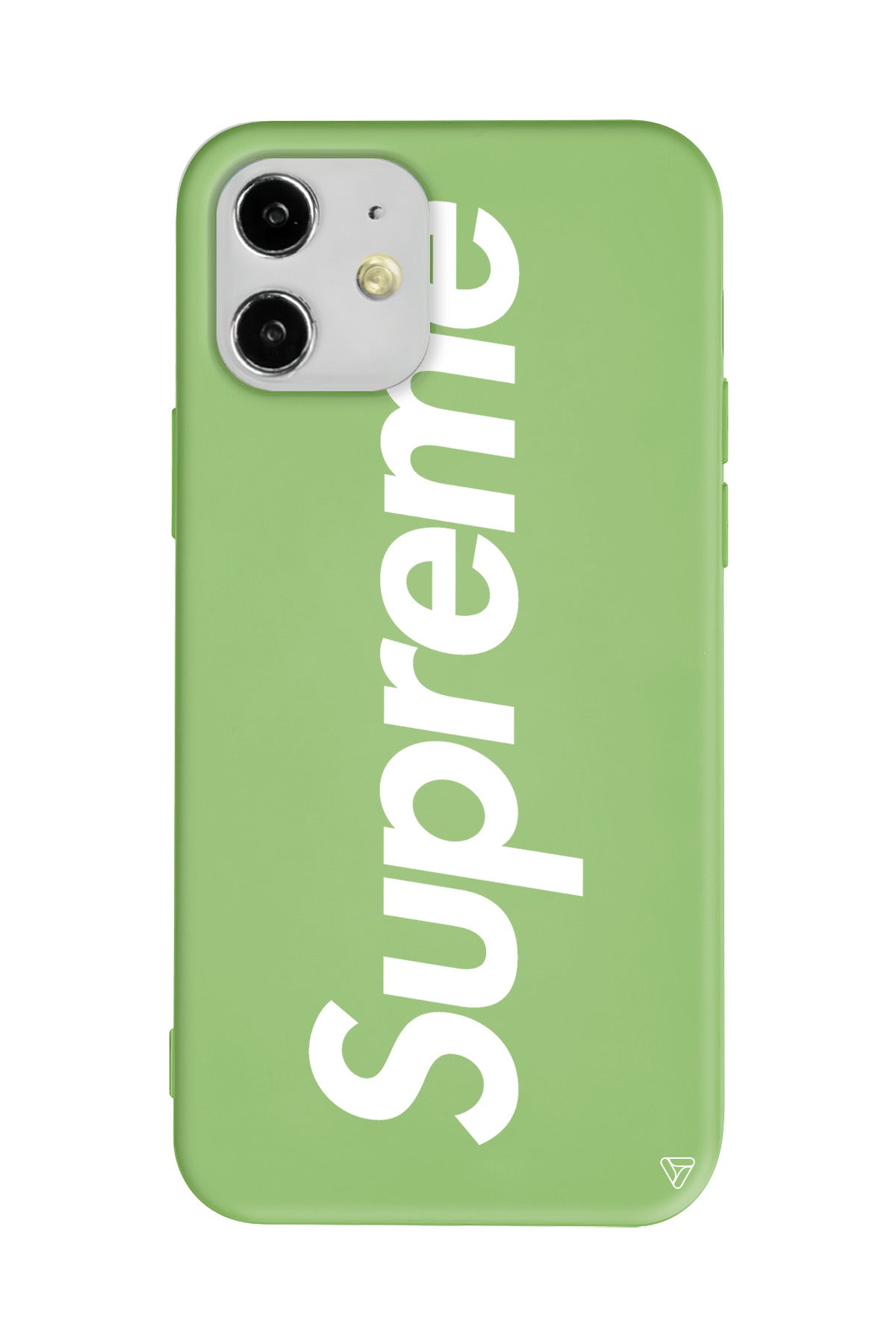 Supreme Lansman Model İçi Kadife Silikon Telefon Kılıfı