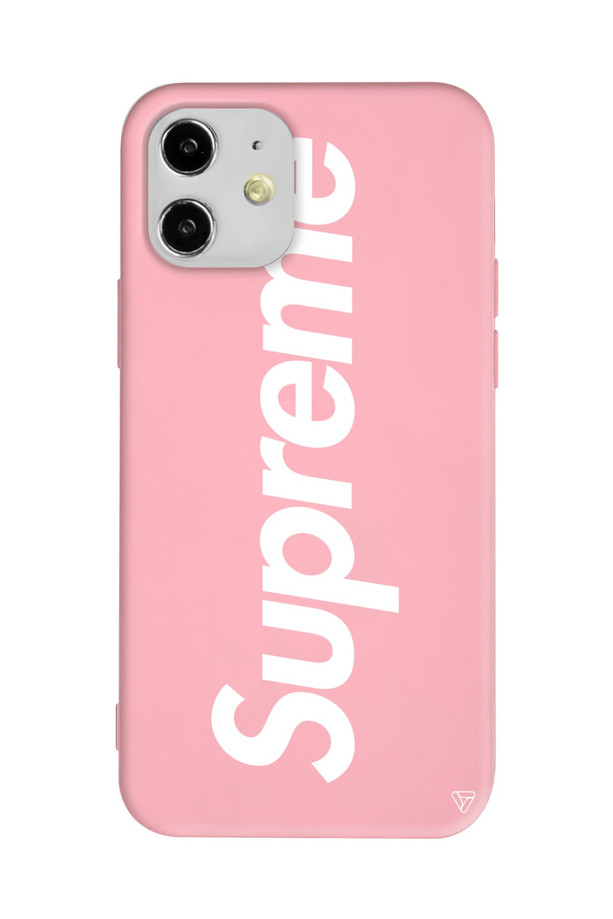 Supreme Lansman Model İçi Kadife Silikon Telefon Kılıfı