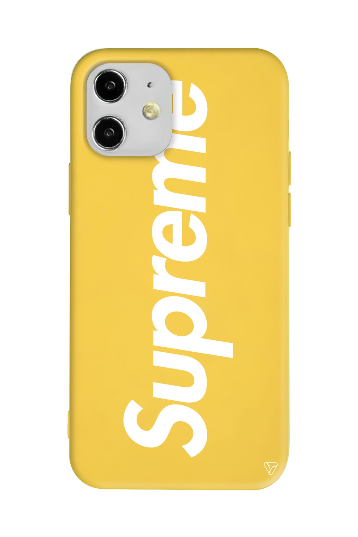 Supreme Lansman Model İçi Kadife Silikon Telefon Kılıfı