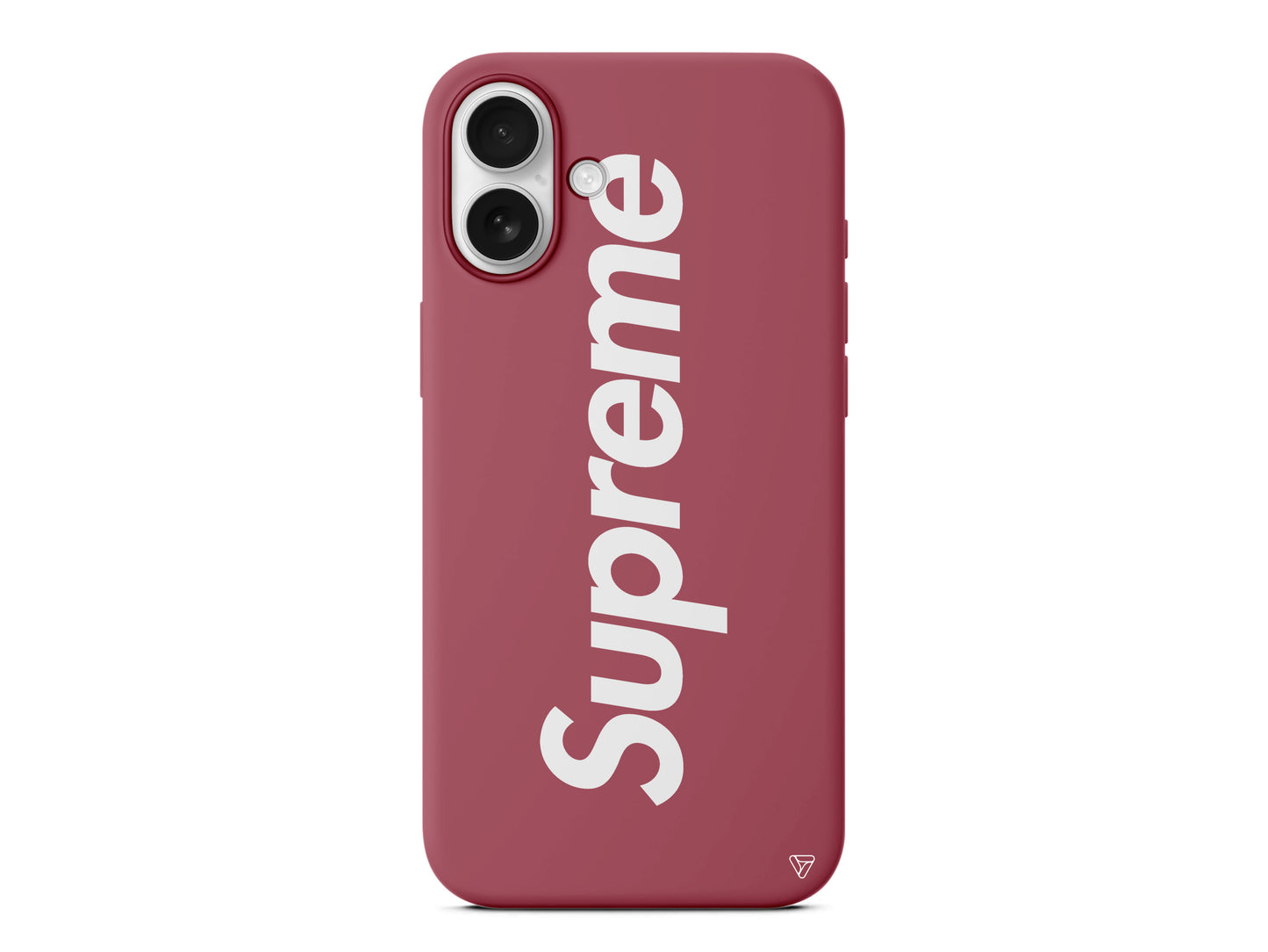 Supreme Lansman Model İçi Kadife Silikon Telefon Kılıfı