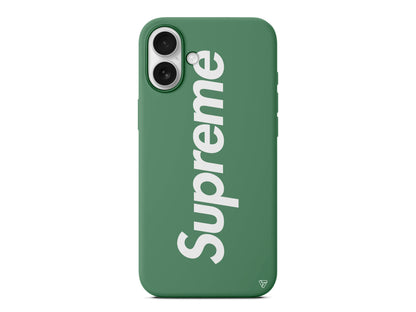 Supreme Lansman Model İçi Kadife Silikon Telefon Kılıfı – Plus Serisine Özel