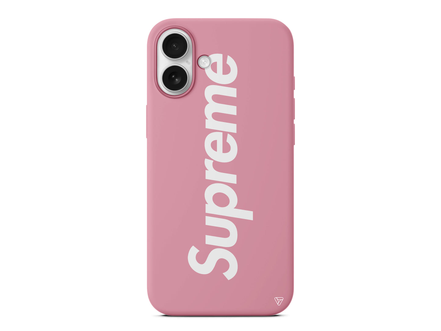 Supreme Lansman Model İçi Kadife Silikon Telefon Kılıfı