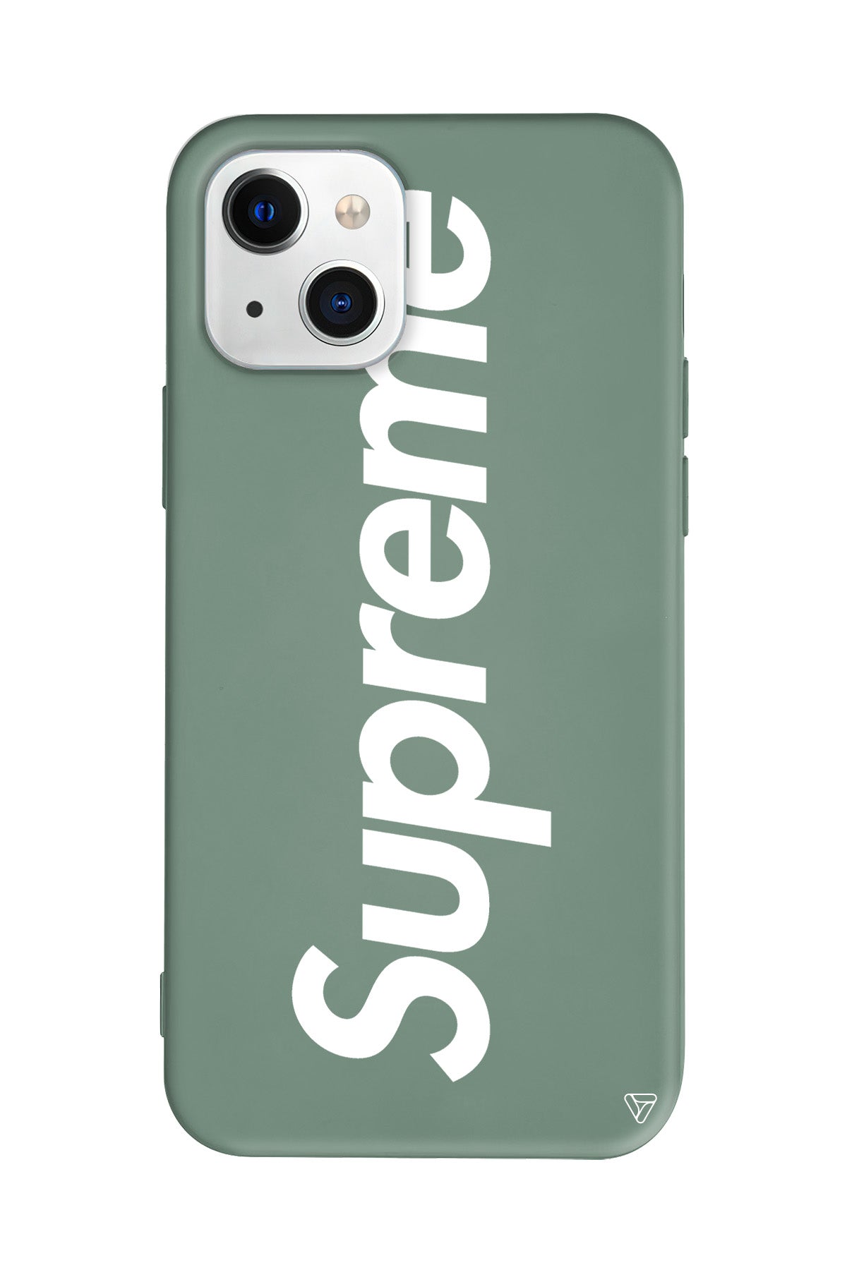 Supreme Lansman Model İçi Kadife Silikon Telefon Kılıfı