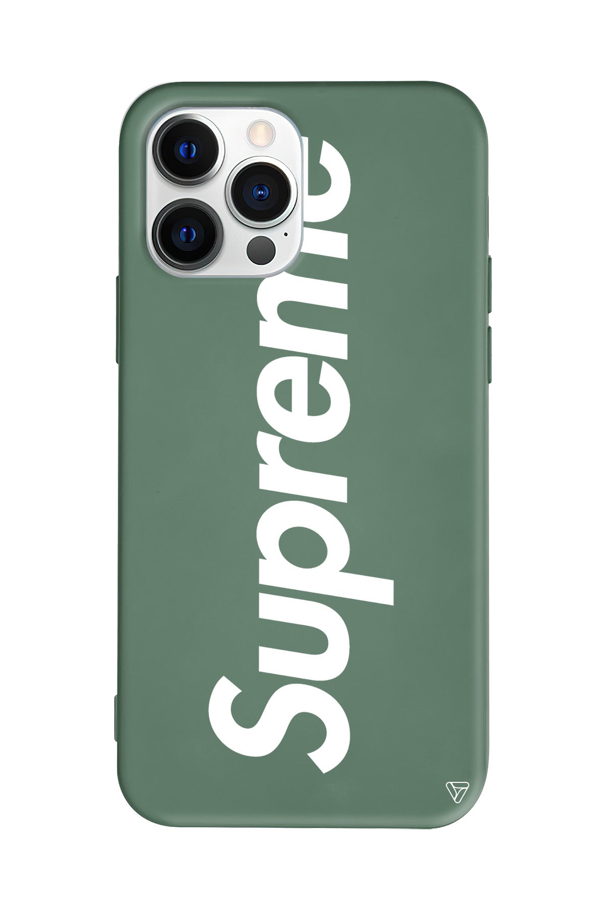 Supreme Lansman Model İçi Kadife Silikon Telefon Kılıfı