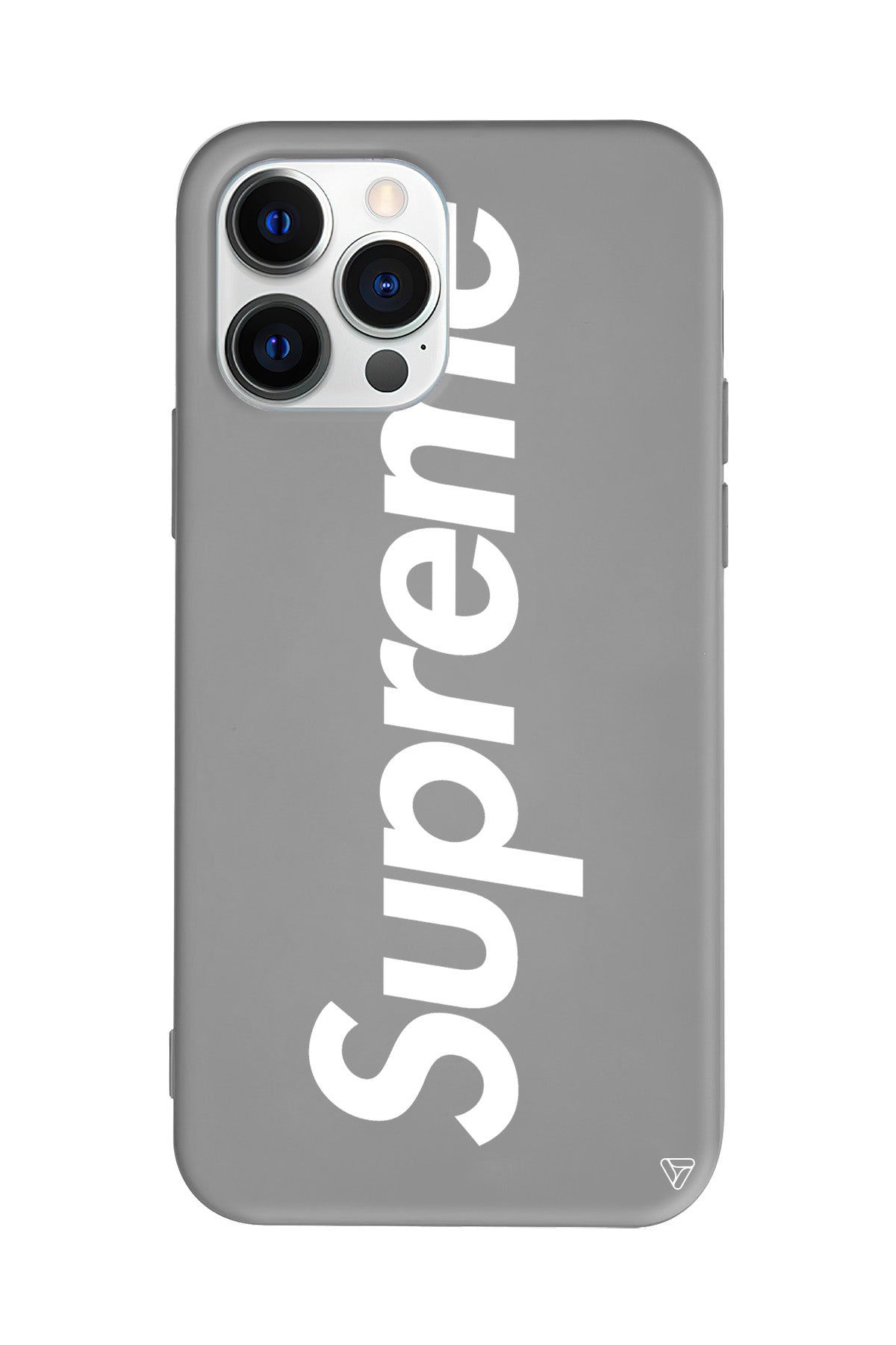 Supreme Lansman Model İçi Kadife Silikon Telefon Kılıfı