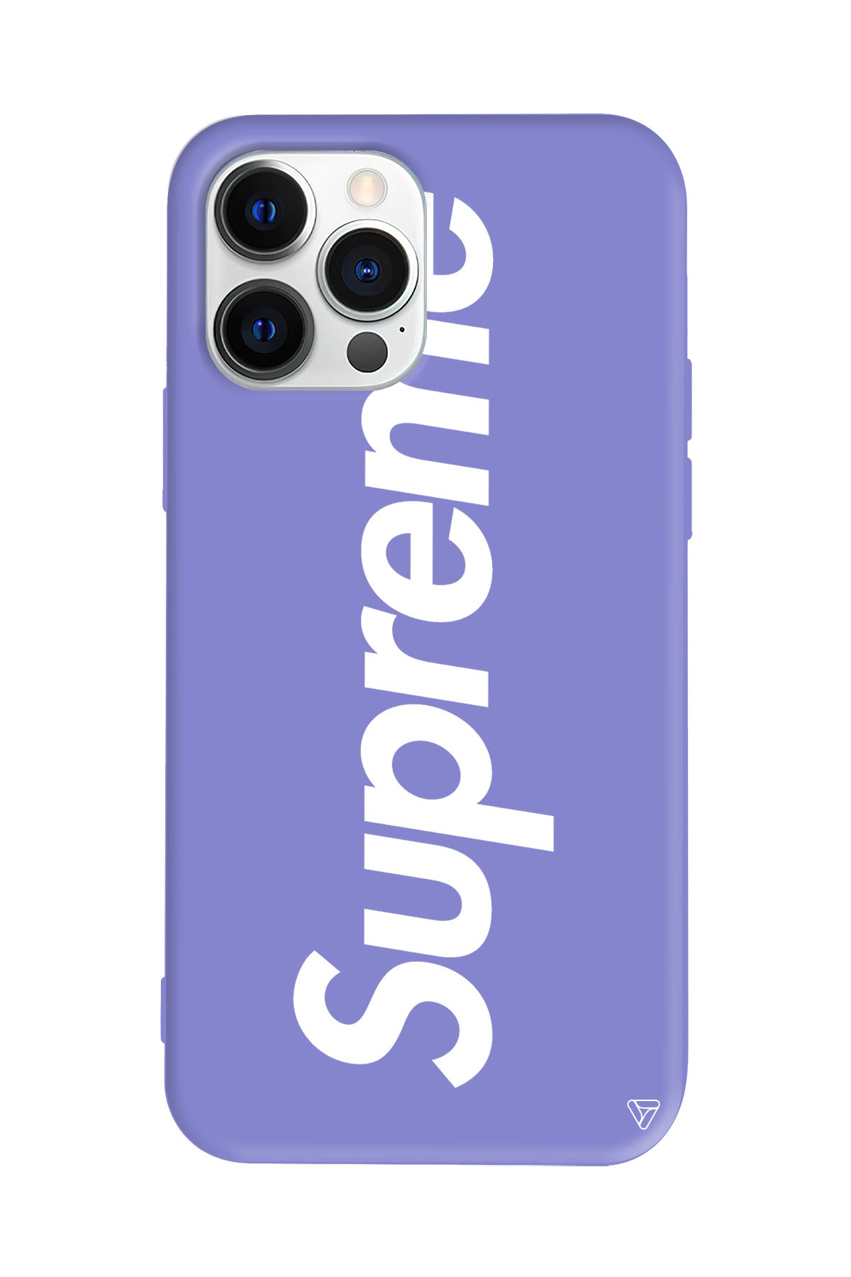 Supreme Lansman Model İçi Kadife Silikon Telefon Kılıfı