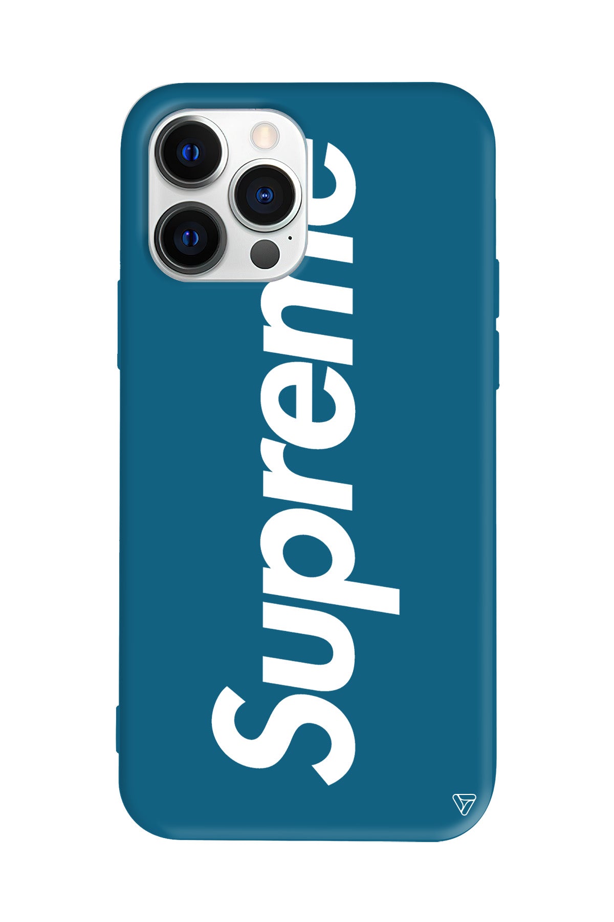 Supreme Lansman Model İçi Kadife Silikon Telefon Kılıfı