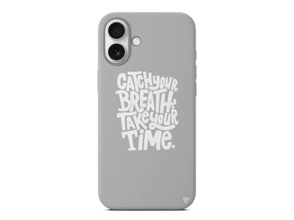 Catch Your Breath Lansman Model İçi Kadife Silikon Telefon Kılıfı – Plus Serisine Özel