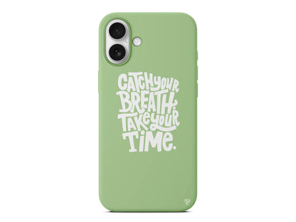 Catch Your Breath Lansman Model İçi Kadife Silikon Telefon Kılıfı – Plus Serisine Özel