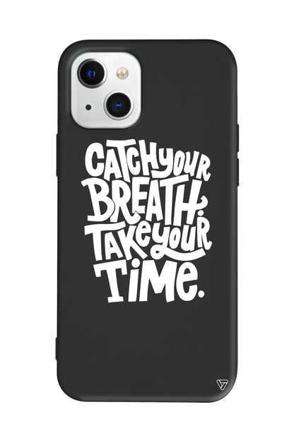 Catch Your Breath Lansman Model İçi Kadife Silikon Telefon Kılıfı – Plus Serisine Özel