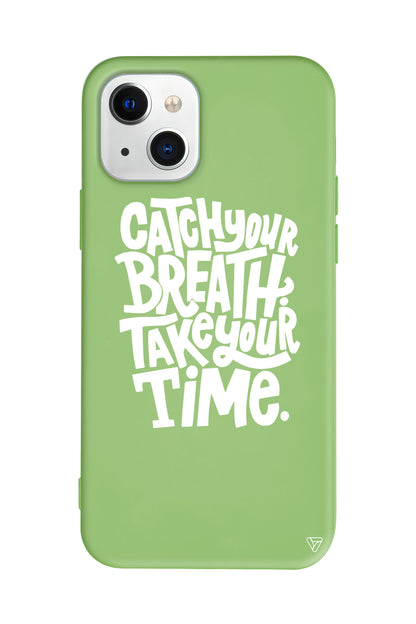 Catch Your Breath Lansman Model İçi Kadife Silikon Telefon Kılıfı – Plus Serisine Özel