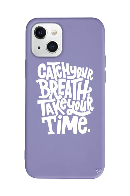 Catch Your Breath Lansman Model İçi Kadife Silikon Telefon Kılıfı – Plus Serisine Özel