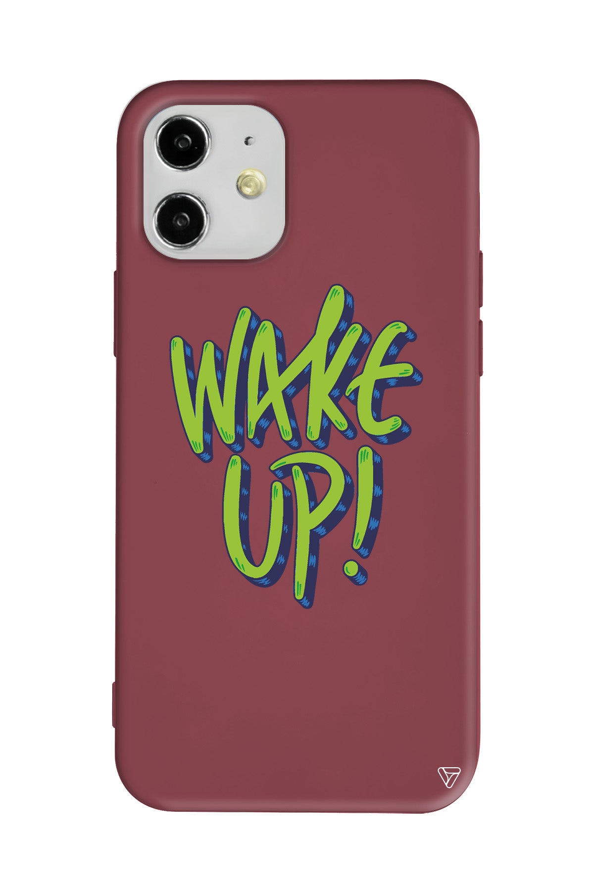 Wake Up Lansman Model İçi Kadife Silikon Telefon Kılıfı