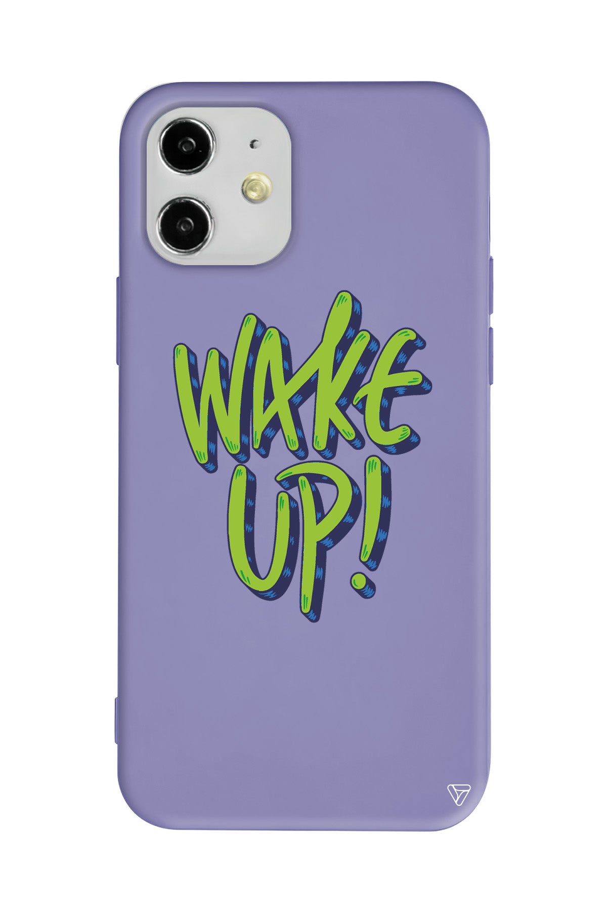 Wake Up Lansman Model İçi Kadife Silikon Telefon Kılıfı