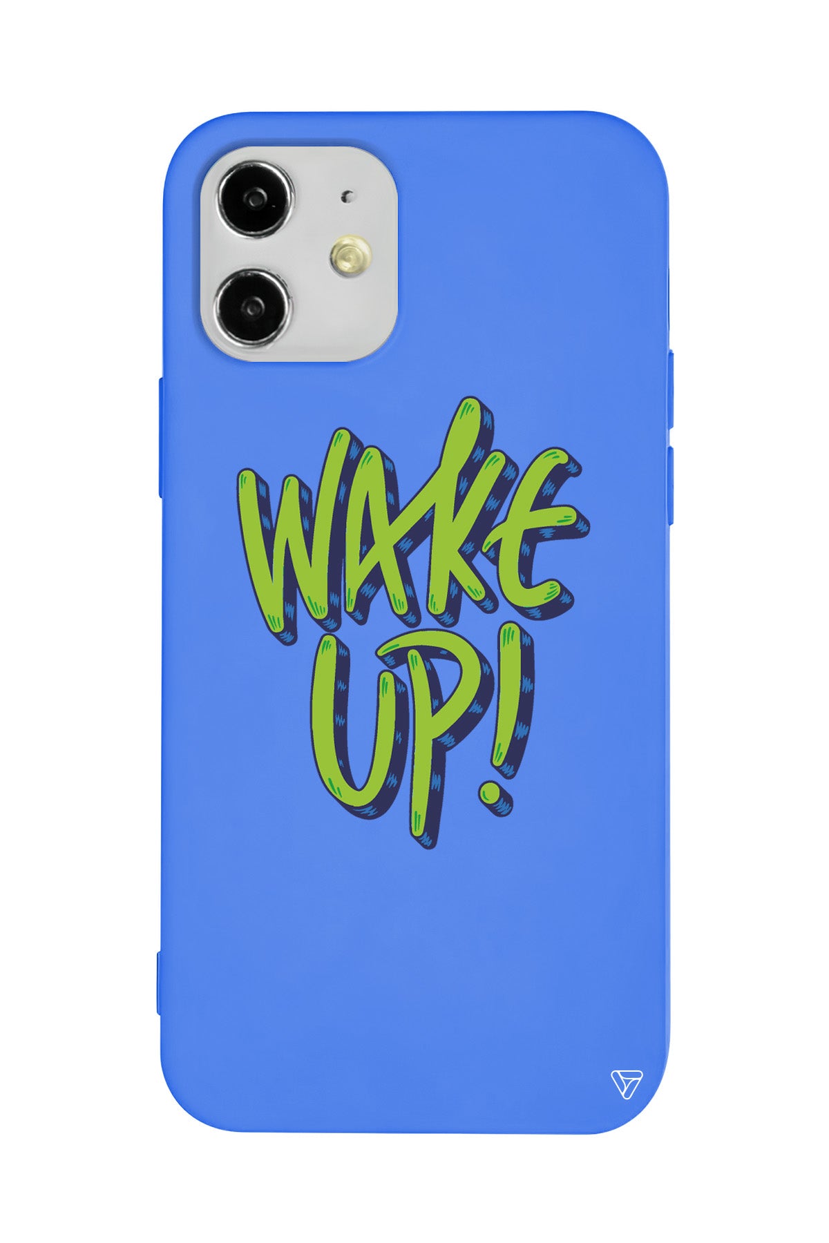 Wake Up Lansman Model İçi Kadife Silikon Telefon Kılıfı