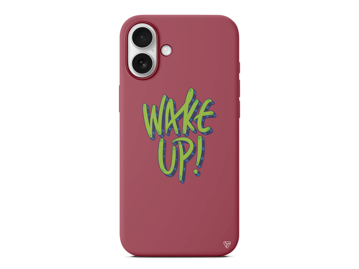 Wake Up Lansman Model İçi Kadife Silikon Telefon Kılıfı – Plus Serisine Özel