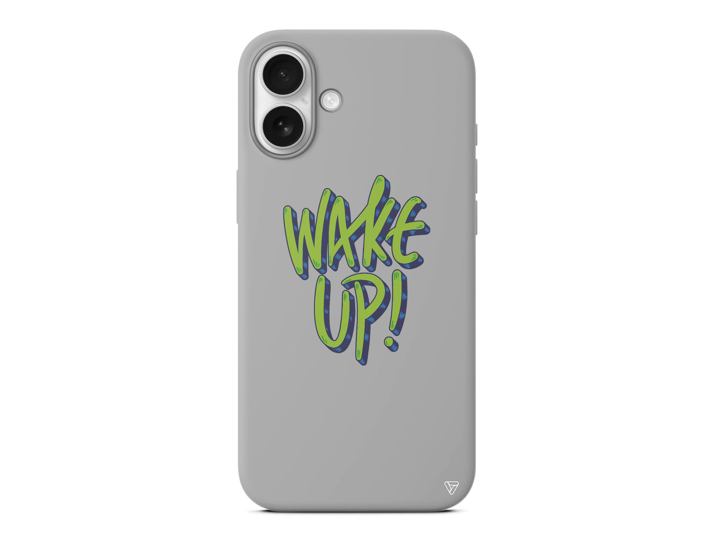 Wake Up Lansman Model İçi Kadife Silikon Telefon Kılıfı