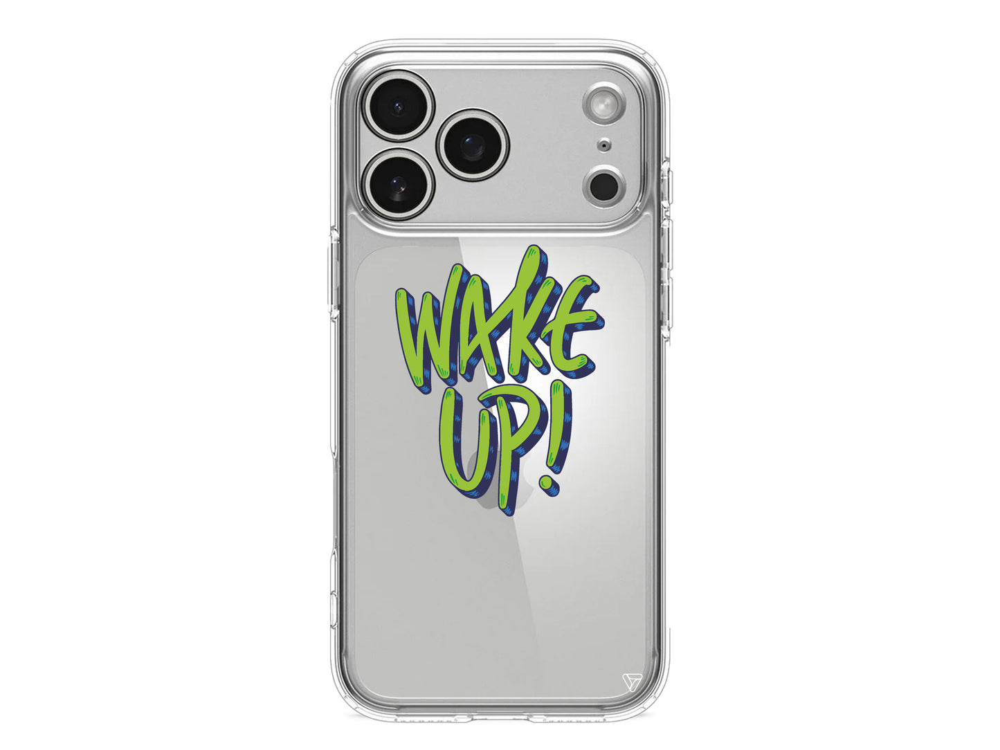 Wake Up Lansman Model İçi Kadife Silikon Telefon Kılıfı