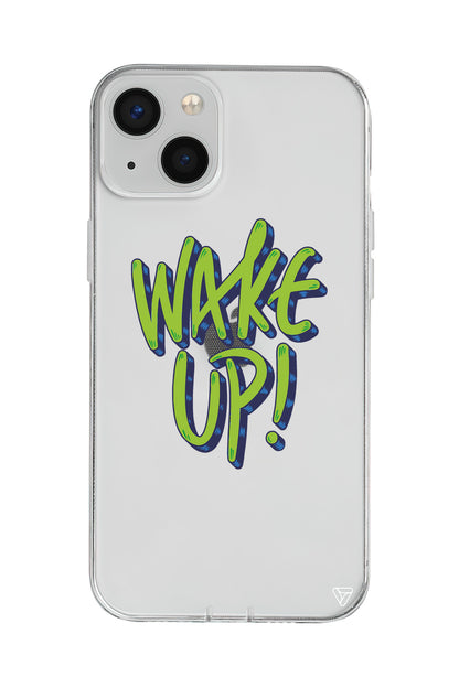 Wake Up Lansman Model İçi Kadife Silikon Telefon Kılıfı – Plus Serisine Özel