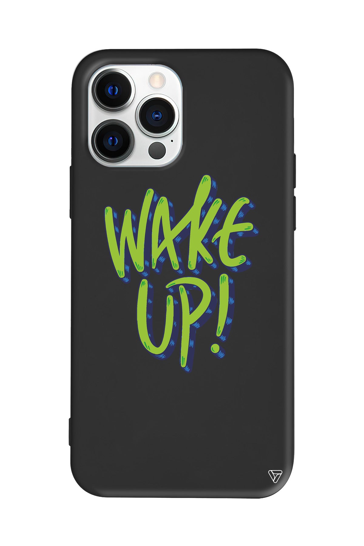 Wake Up Lansman Model İçi Kadife Silikon Telefon Kılıfı