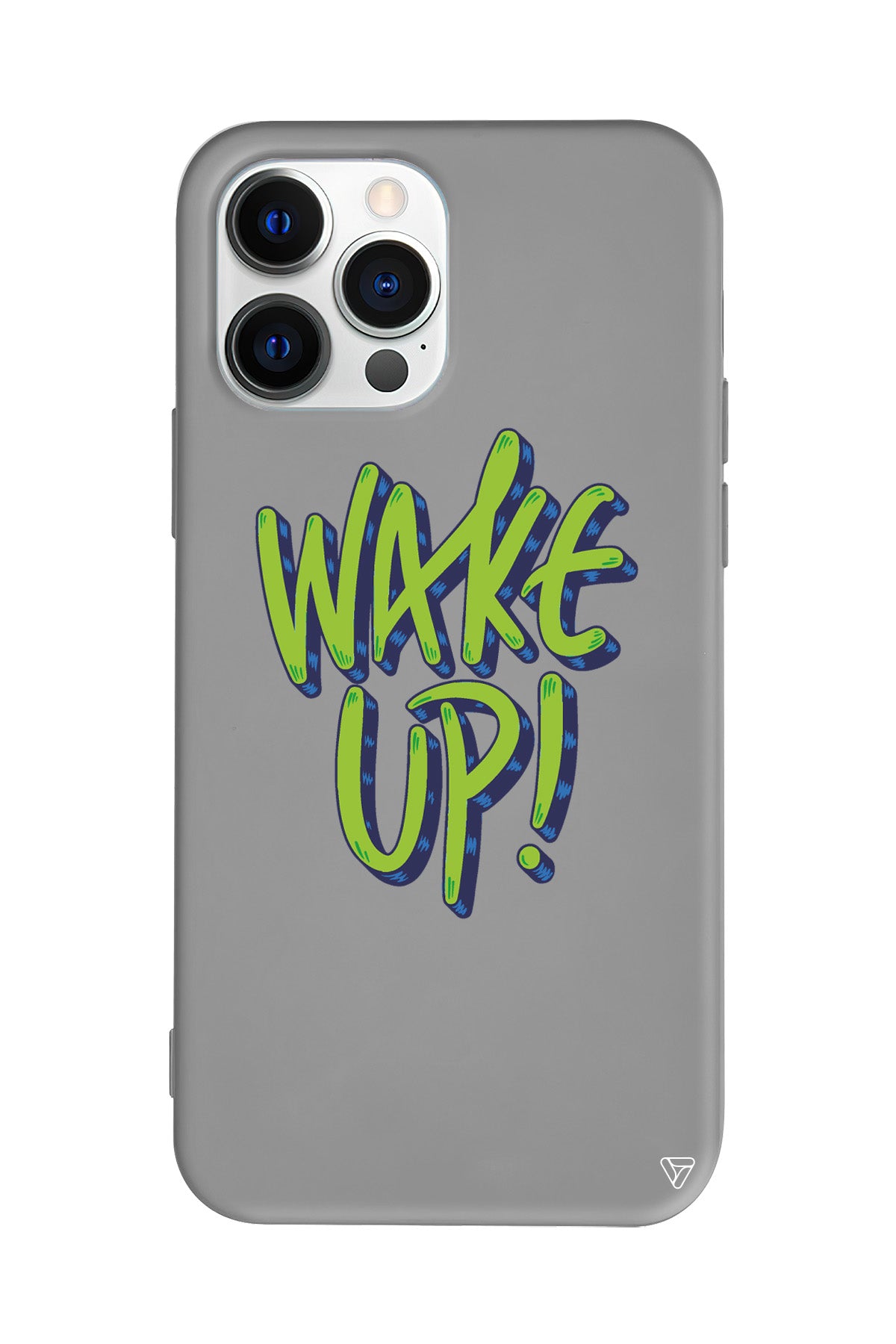 Wake Up Lansman Model İçi Kadife Silikon Telefon Kılıfı