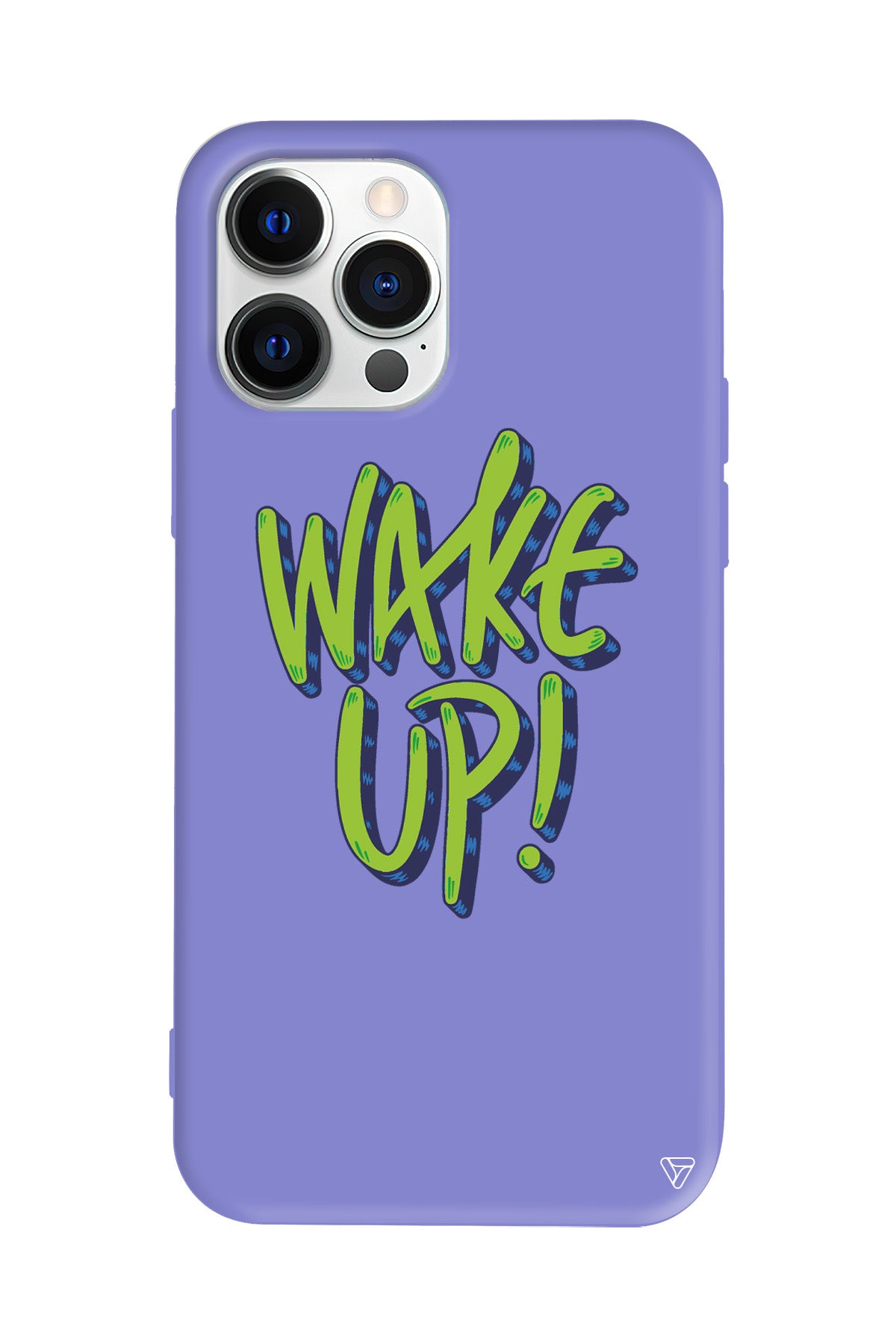 Wake Up Lansman Model İçi Kadife Silikon Telefon Kılıfı