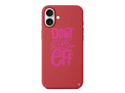 Don't Give Lansman Model İçi Kadife Silikon Telefon Kılıfı – Plus Serisine Özel