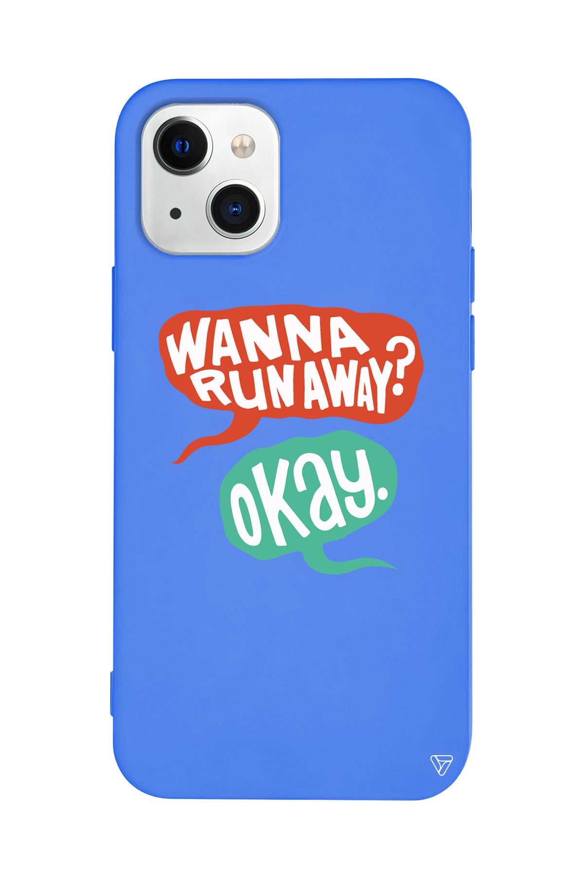 Wanna Run Away? Lansman Model İçi Kadife Silikon Telefon Kılıfı