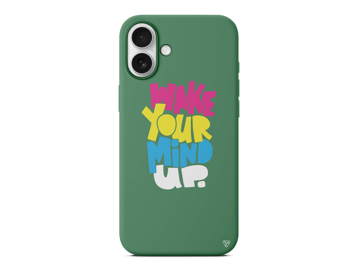 Wake Your Mind Up Lansman Model İçi Kadife Silikon Telefon Kılıfı – Plus Serisine Özel