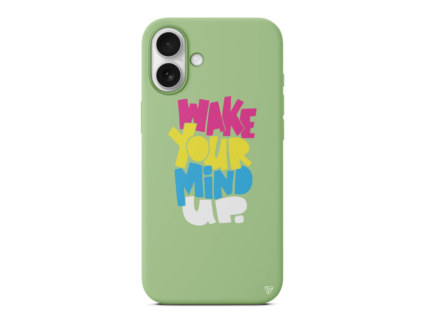 Wake Your Mind Up Lansman Model İçi Kadife Silikon Telefon Kılıfı – Plus Serisine Özel