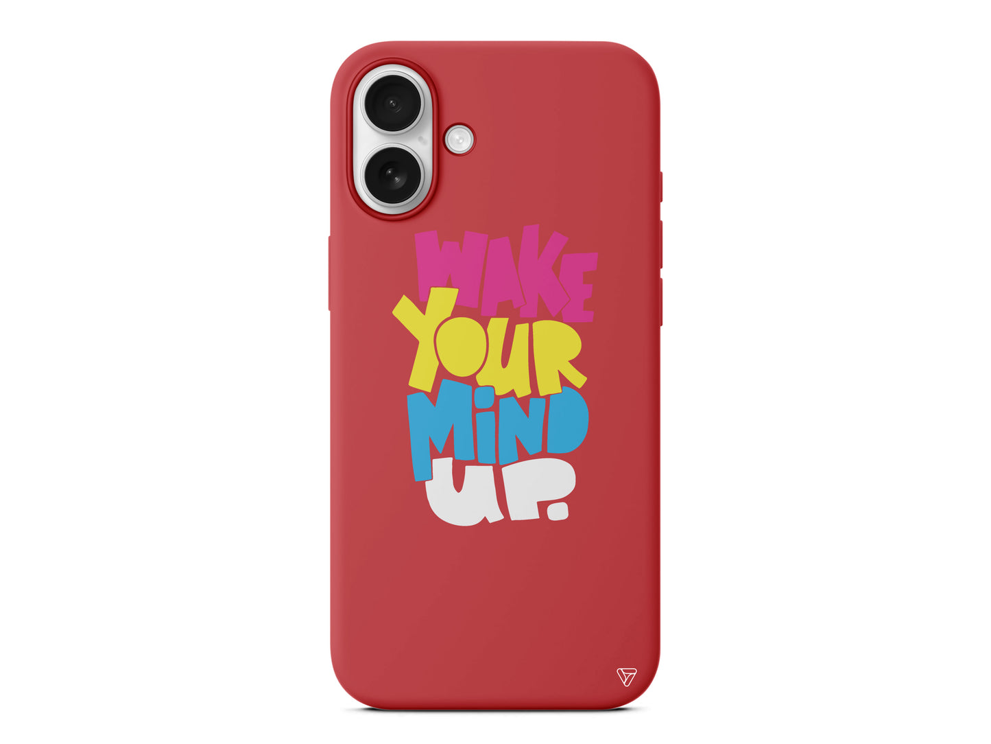 Wake Your Mind Up Lansman Model İçi Kadife Silikon Telefon Kılıfı – Plus Serisine Özel