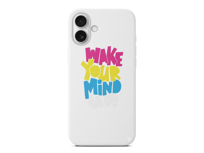 Wake Your Mind Up Lansman Model İçi Kadife Silikon Telefon Kılıfı – Plus Serisine Özel