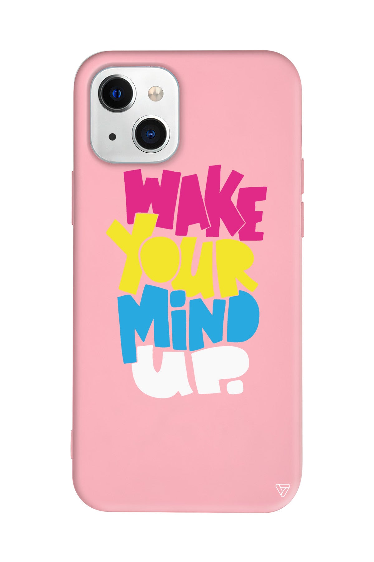 Wake Your Mind Up Lansman Model İçi Kadife Silikon Telefon Kılıfı – Plus Serisine Özel