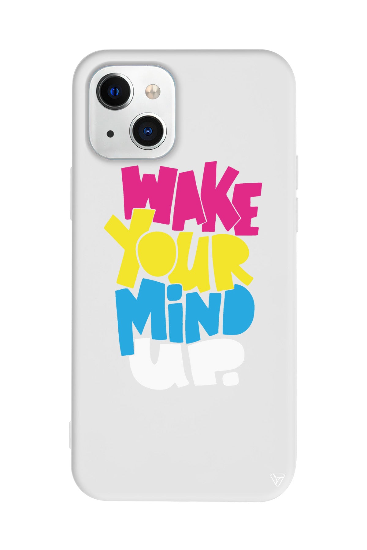 Wake Your Mind Up Lansman Model İçi Kadife Silikon Telefon Kılıfı – Plus Serisine Özel