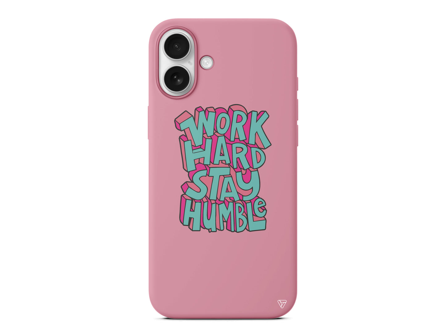 Work Hard Lansman Model İçi Kadife Silikon Telefon Kılıfı – Plus Serisine Özel