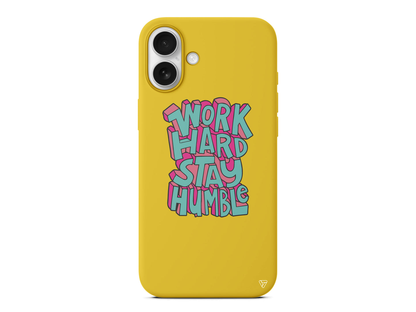 Work Hard Lansman Model İçi Kadife Silikon Telefon Kılıfı – Plus Serisine Özel