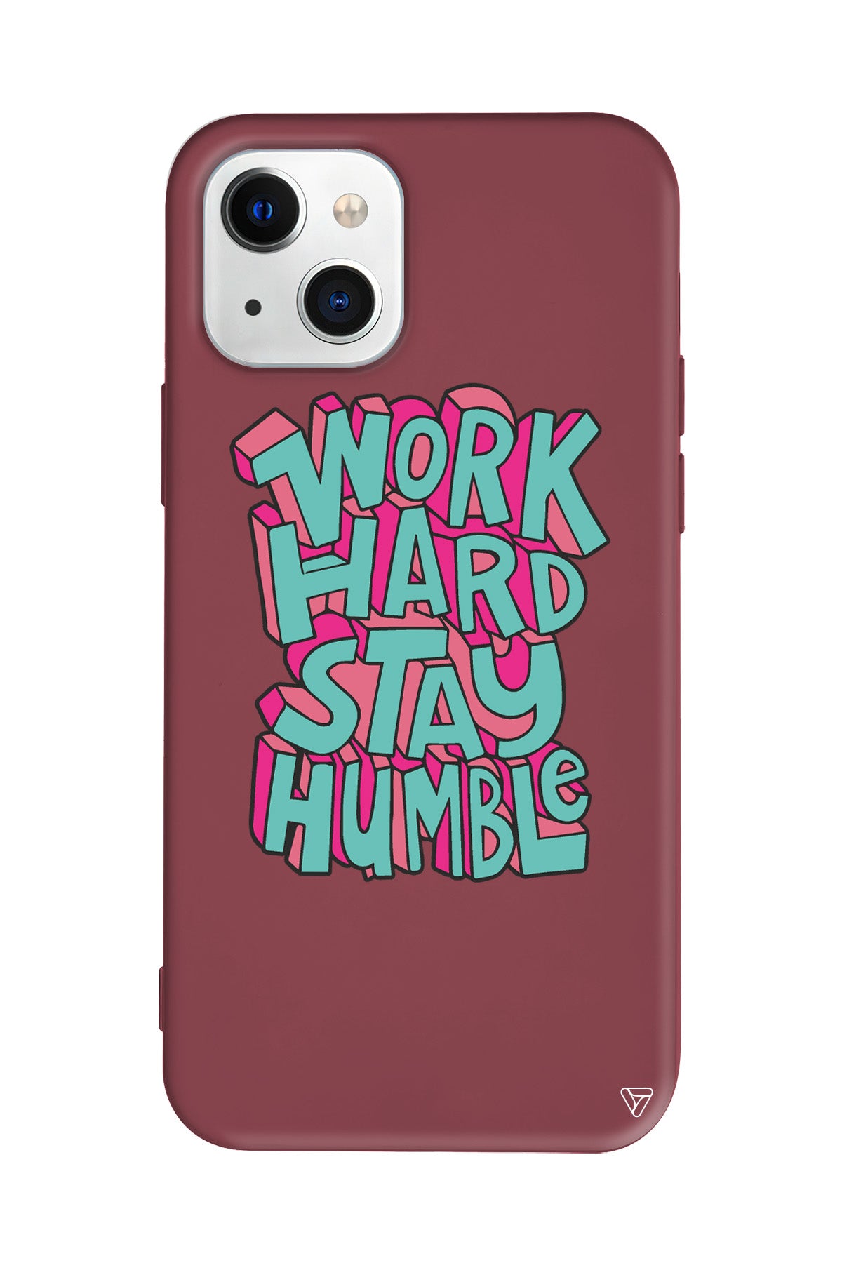 Work Hard Lansman Model İçi Kadife Silikon Telefon Kılıfı – Plus Serisine Özel