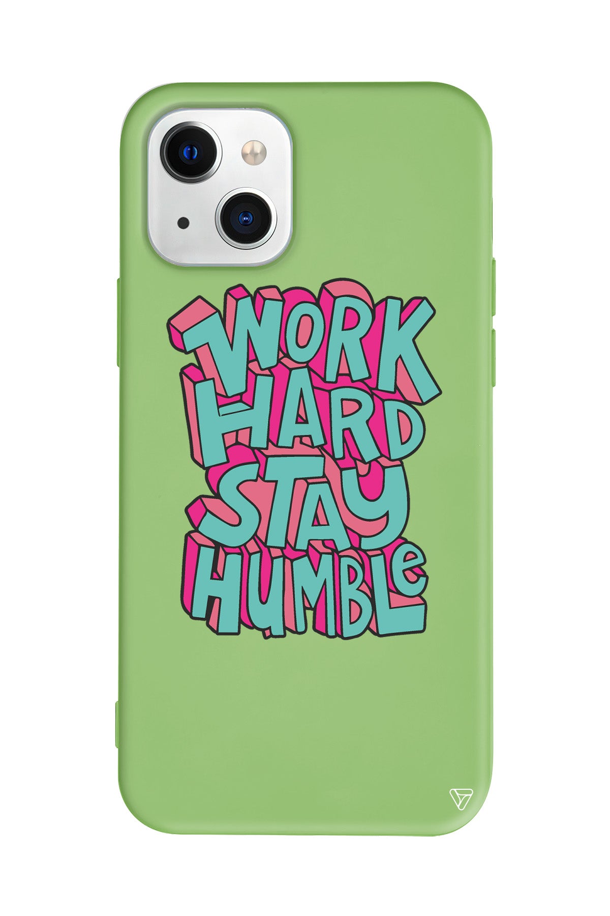 Work Hard Lansman Model İçi Kadife Silikon Telefon Kılıfı – Plus Serisine Özel