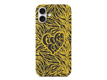 Coffee Lover Lansman Model İçi Kadife Silikon Telefon Kılıfı – Plus Serisine Özel