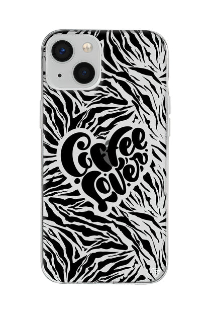 Coffee Lover Lansman Model İçi Kadife Silikon Telefon Kılıfı – Plus Serisine Özel