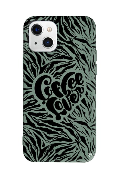 Coffee Lover Lansman Model İçi Kadife Silikon Telefon Kılıfı – Plus Serisine Özel