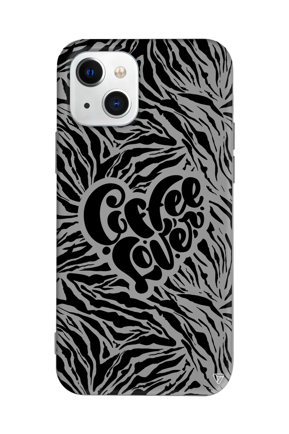 Coffee Lover Lansman Model İçi Kadife Silikon Telefon Kılıfı – Plus Serisine Özel