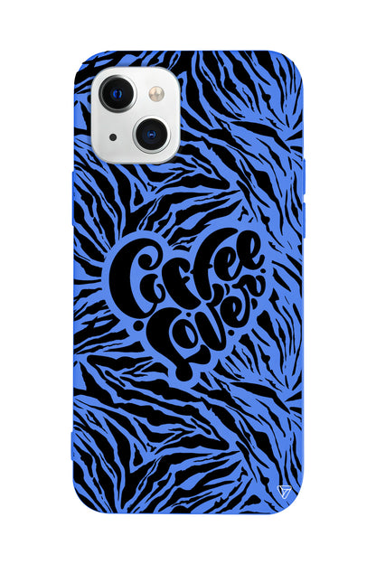 Coffee Lover Lansman Model İçi Kadife Silikon Telefon Kılıfı – Plus Serisine Özel